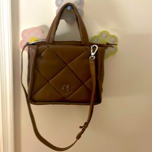 Cole Haan Brown Quilted Tote Bag